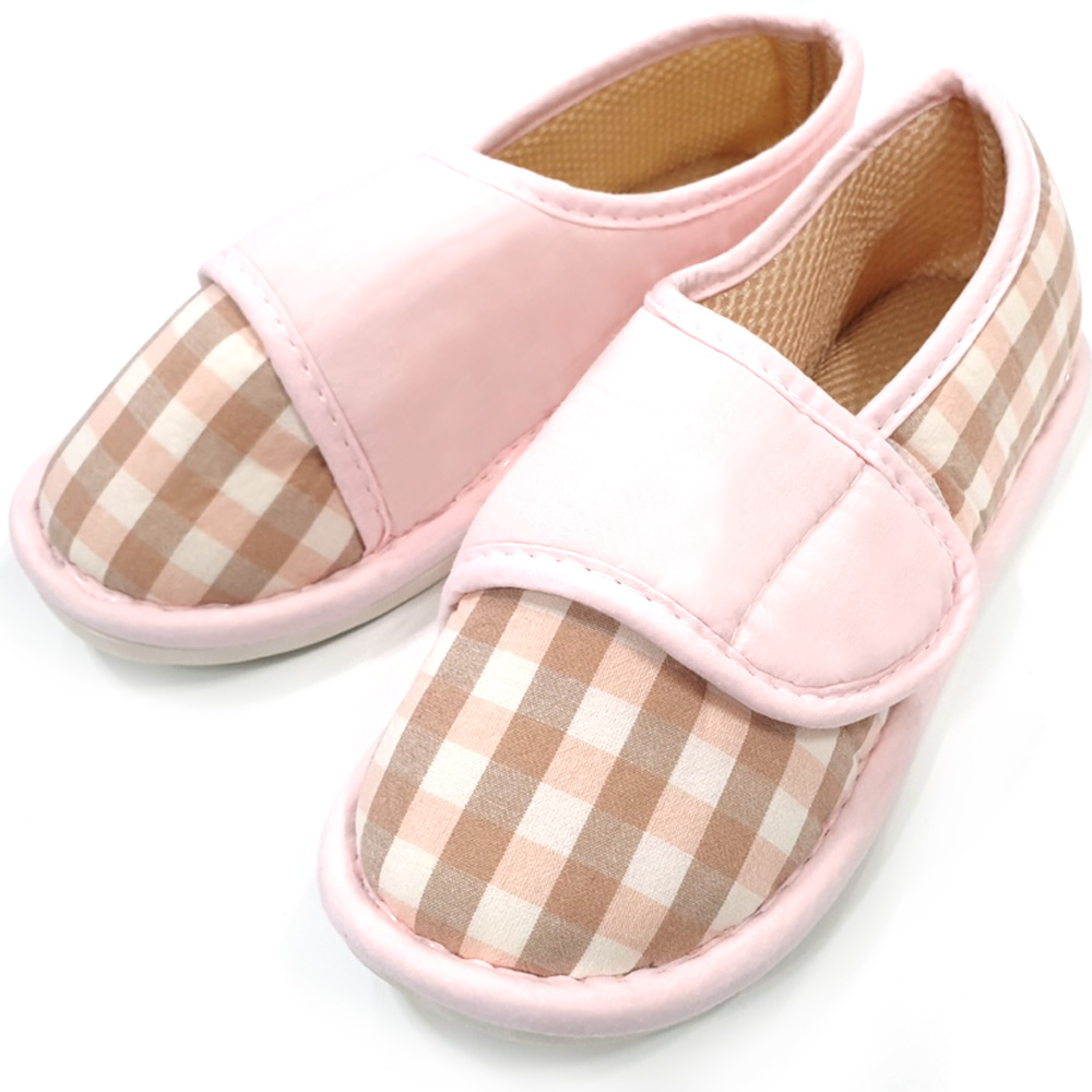 홈앨리스 코지체크 메쉬 벨크로 덧신실내화(고무바닥) 어린이집덧신, 찍찍이실내화, 층간소음방지실내화 11,990원