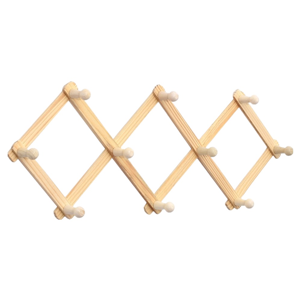 라라공방 원목 자바라 옷걸이 중형, 내추럴우드, 1개 5,940원