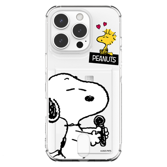 갤럭시 A16 스누피 씽앤쏭 클리어 에어쿠션 카드수납 젤리케이스 TRY 16,400원