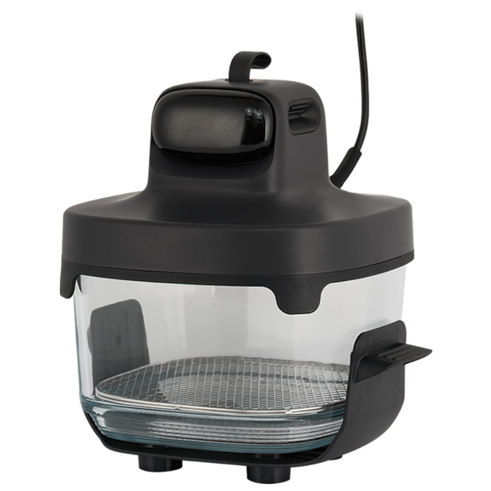 [리퍼상품] 보랄 글라스 에어프라이어 2.5L+4.5L 보관 뚜껑 내열유리 바스켓, 그레이, 에어프라이어 2.5L+4.5L 109,000원