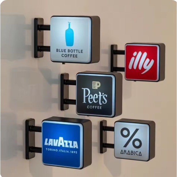 월드 클래식 커피 브랜드 라이트 냉장고 자석 인테리어 소품 홈장식, %ARABICA 12,700원