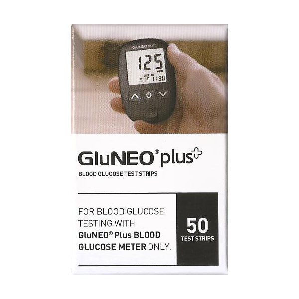 오상헬스케어 글루네오 플러스 혈당시험지 당뇨혈당체크지 1박스 50매 SW 11,000원