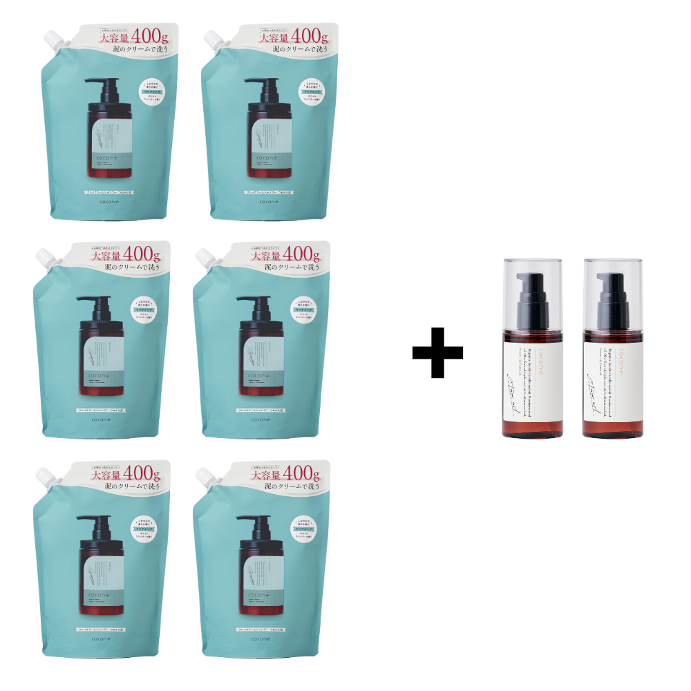 거품없이 사용하는 신세계 올인원 샴푸 cocone 코코네 클레이 크림 샴푸 리필용 (리페어 타입) 180,000원