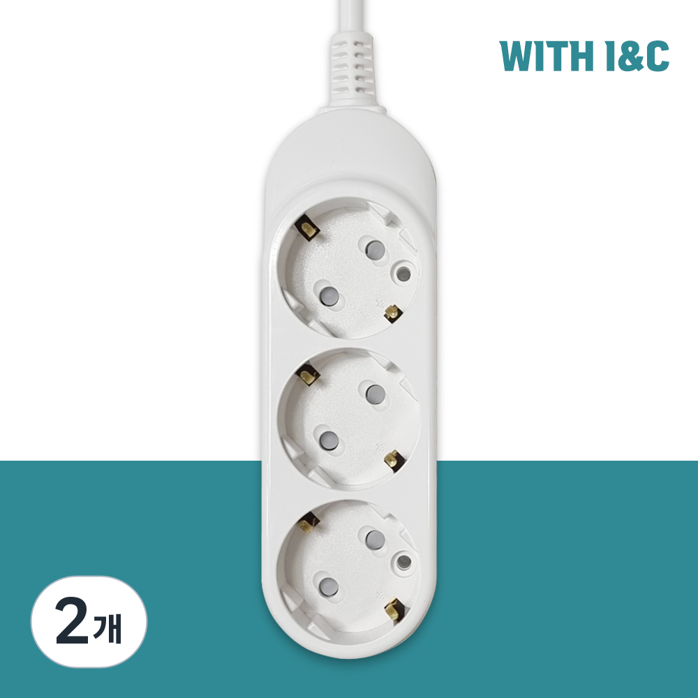 위드아이엔씨 국산 안전 접지 멀티탭 3구 WI-MC1031 20,200원