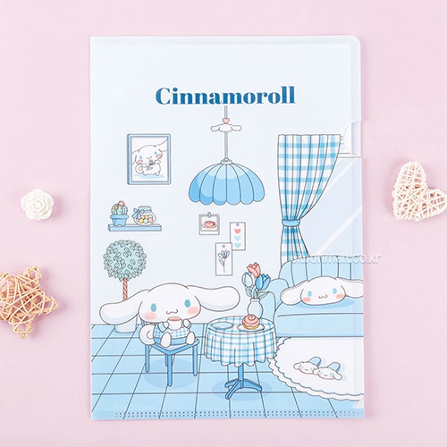 산리오 L자파일 시나모롤 화일 L자홀더 10개입, 10개, 시나모롤 8,000원