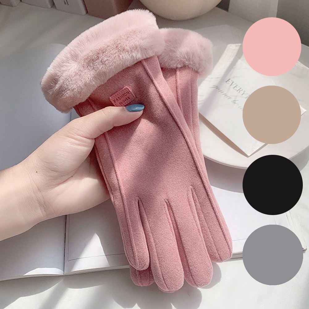 여성 스마트터치 장갑 고급 부들부들 소프트 털장갑 크리스마스 선물 13,900원