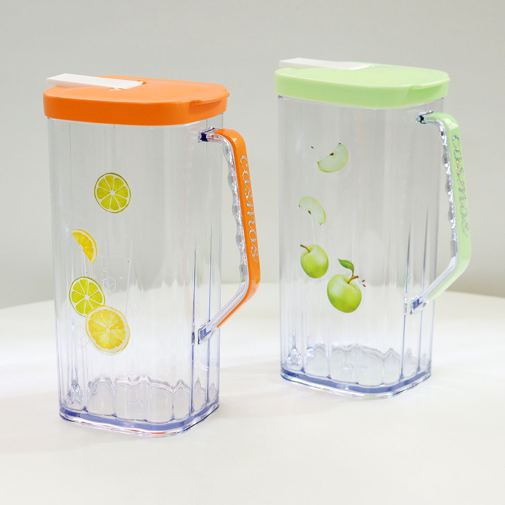 코스모스 손잡이물병 사각 식당 가정용 냉장고물병 6,300원