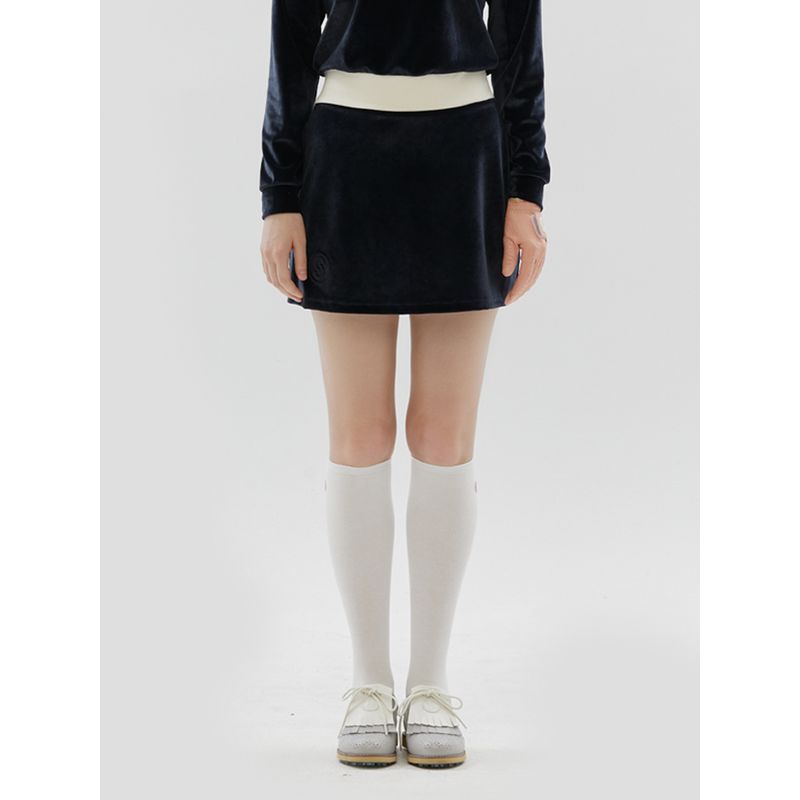 세인트나인 여성 벨벳 스커트 NAVY 90,690원
