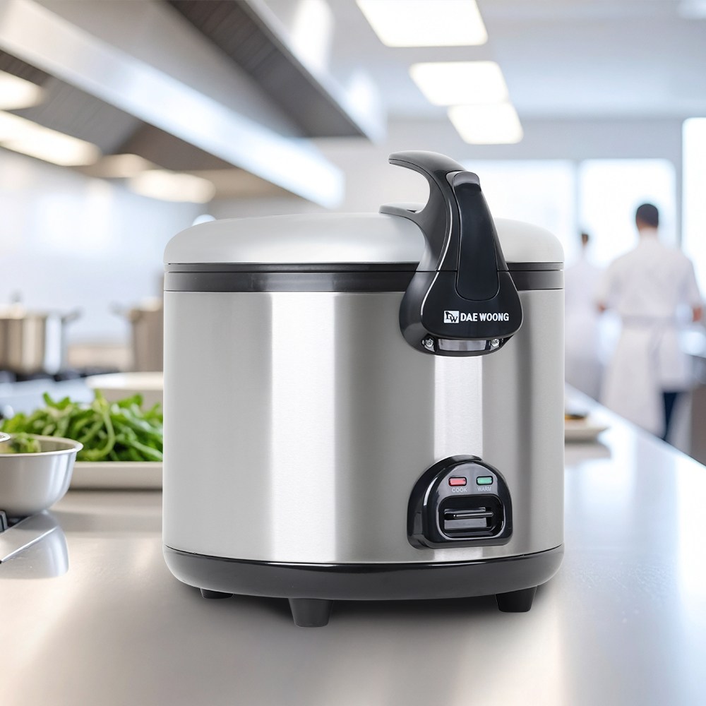 키친아트 대용량 업소용 매장용 대형 전기보온밥솥 30인/50인 중 택 1, 30인용_실버 111,000원
