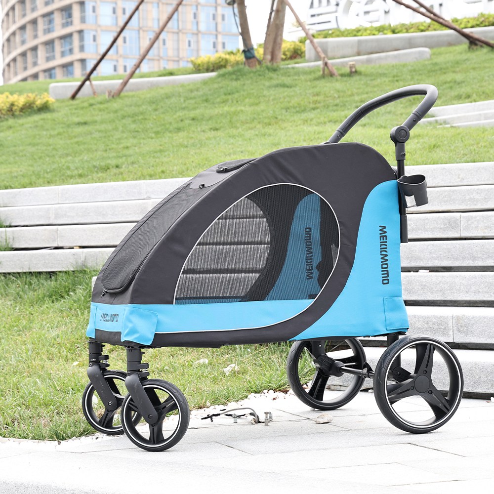 MekkMomo 대형견유모차 강아지유모차접이식 애견유모차 40KG 258,000원