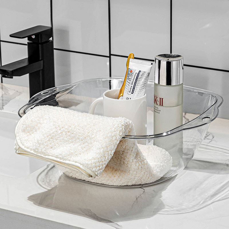 (소형/대형) 투명 족욕대야 화장실 세수대야 설거지통 욕실대야 다라이, 1개 5,900원