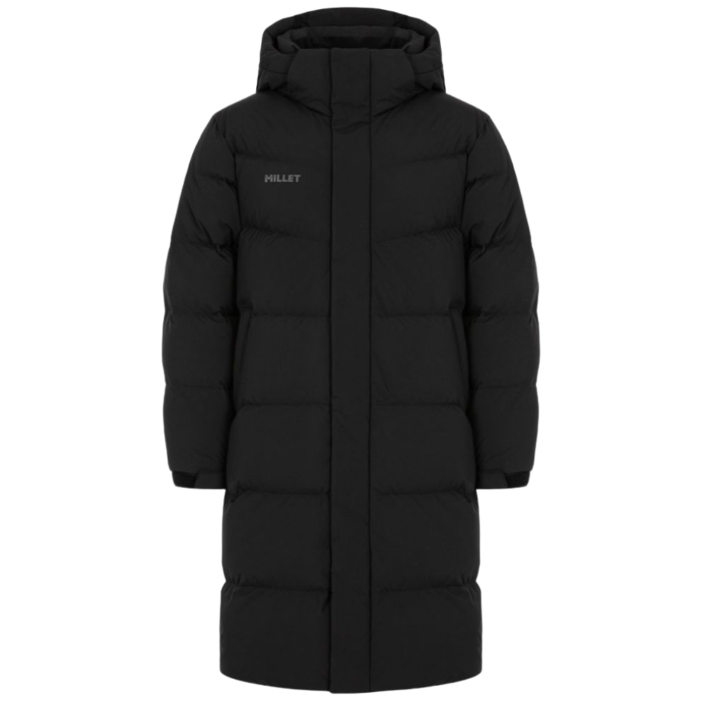 [백화점발송] 밀레 남여공용 롱 패딩 출근 작업 현장 후드탈부착 가능한 한파용 긴 기장 벤치다운 점퍼 196,000원