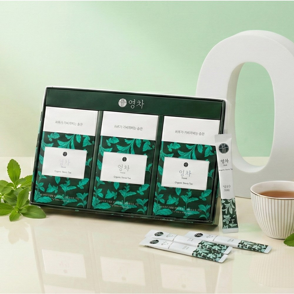 스윗웰 스테비아 영차 영칼로리 액상차 국내생산, 2세트, 10ml x 30포 76,800원