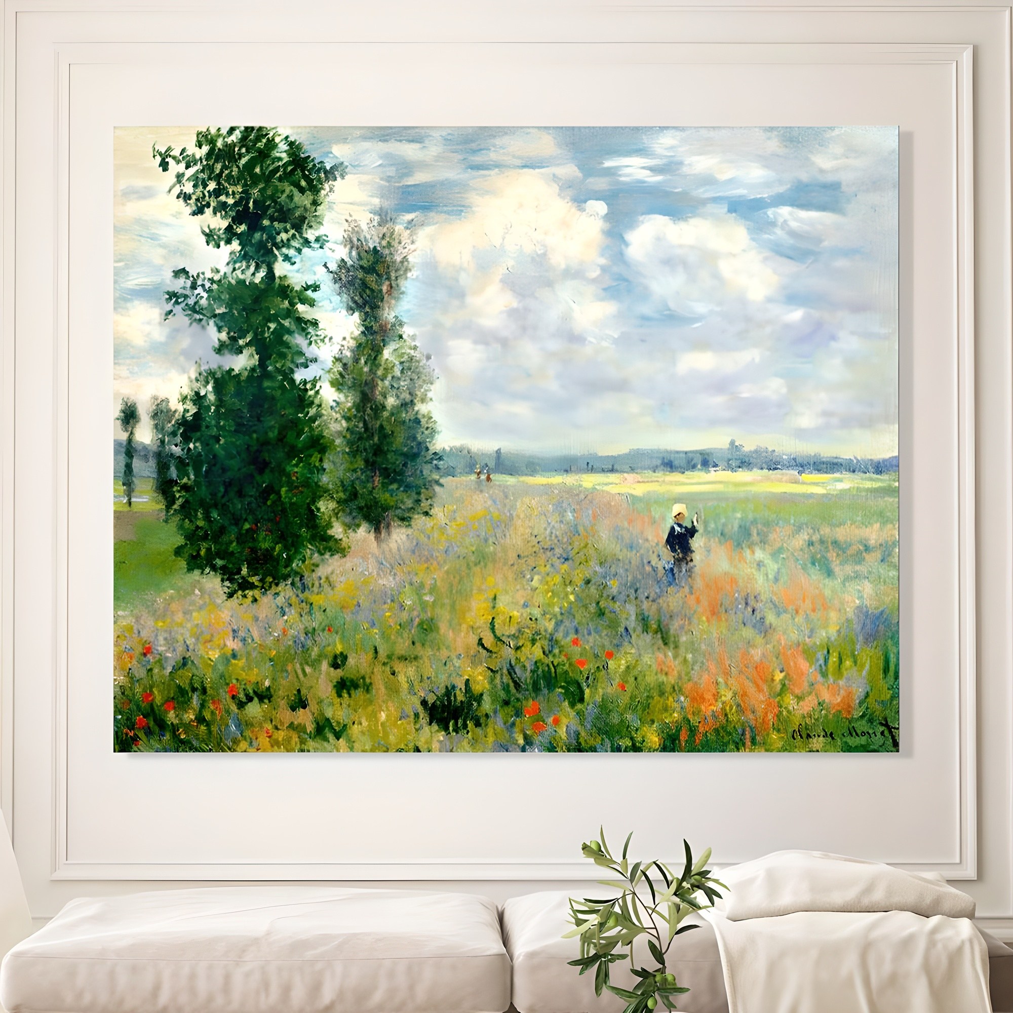 세잔느화실 명화 캔버스 인테리어 그림 현관액자 클로드 모네 양귀비 들판 25,200원