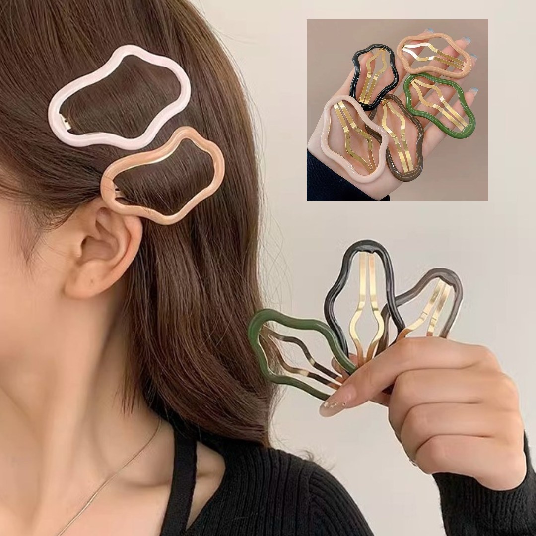 천스마켓 구름모양 미니 똑딱 헤어핀 5종, 1세트 7,900원