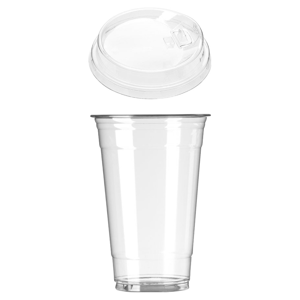 어썸팩 PET 무지 아이스컵 지름 92cm 500ml + 머그리드 개폐 뚜껑 세트 10,700원