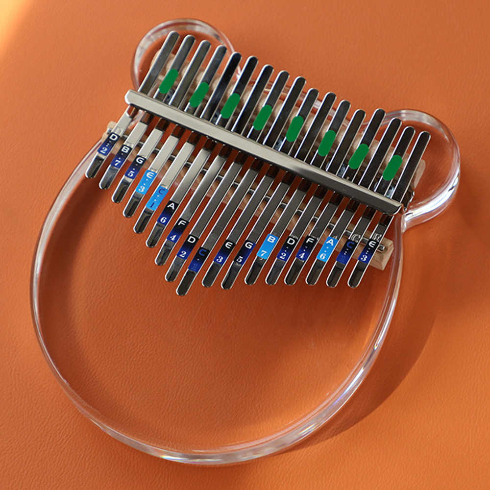 탑피아 간편한 칼림바  17음 크리스탈 캐릭터 곰 14,090원