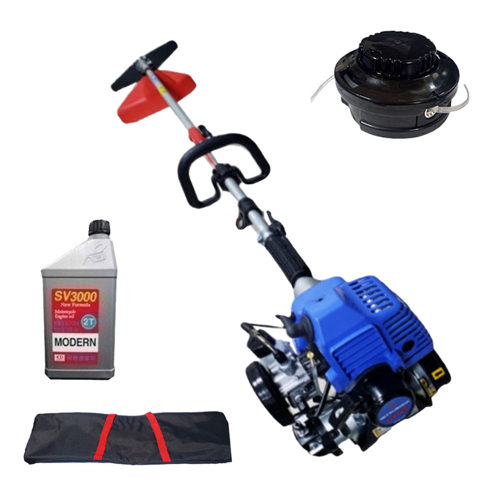 미쯔비시 메이키 가스예초기 TL231 LPG 부탄가스 견착식 제초기 2행정 엔진오일 예초기 줄날 포함, 1개 335,900원