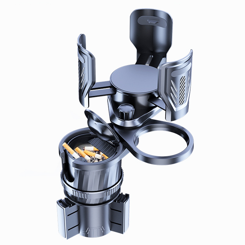 슈퍼인 자동차 컵홀더 콘솔 2칸 조절 가능 다용도 차량용 홀더, 블랙, 1개 21,800원