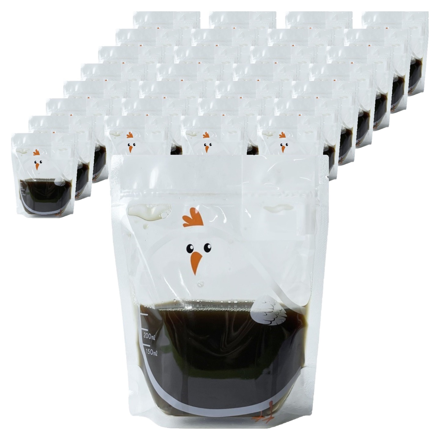 요리를그리다 다용도 이유식 육수저장팩 400ml 소 S 15 x 18 cm, 1개, 100개입 18,900원