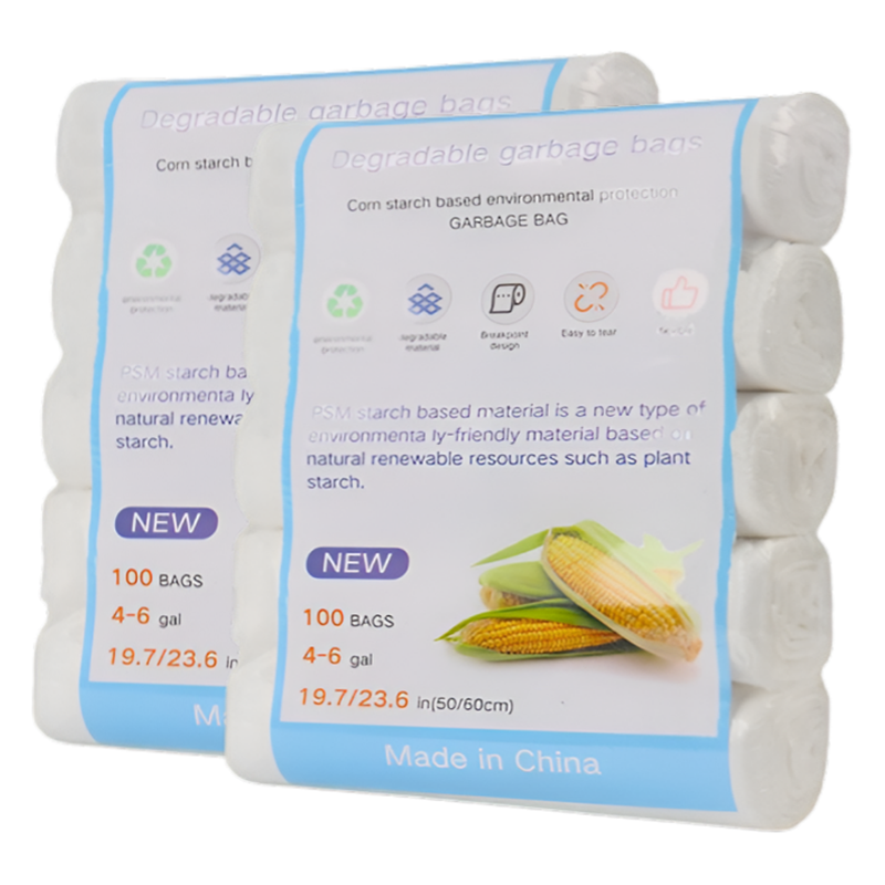 리온하임 비닐봉투 옥수수전분 음식물쓰레기 비닐 롤타입 배변 봉투 L 50 x 60 cm 100p, 화이트, 2개, 현재가 14,300원