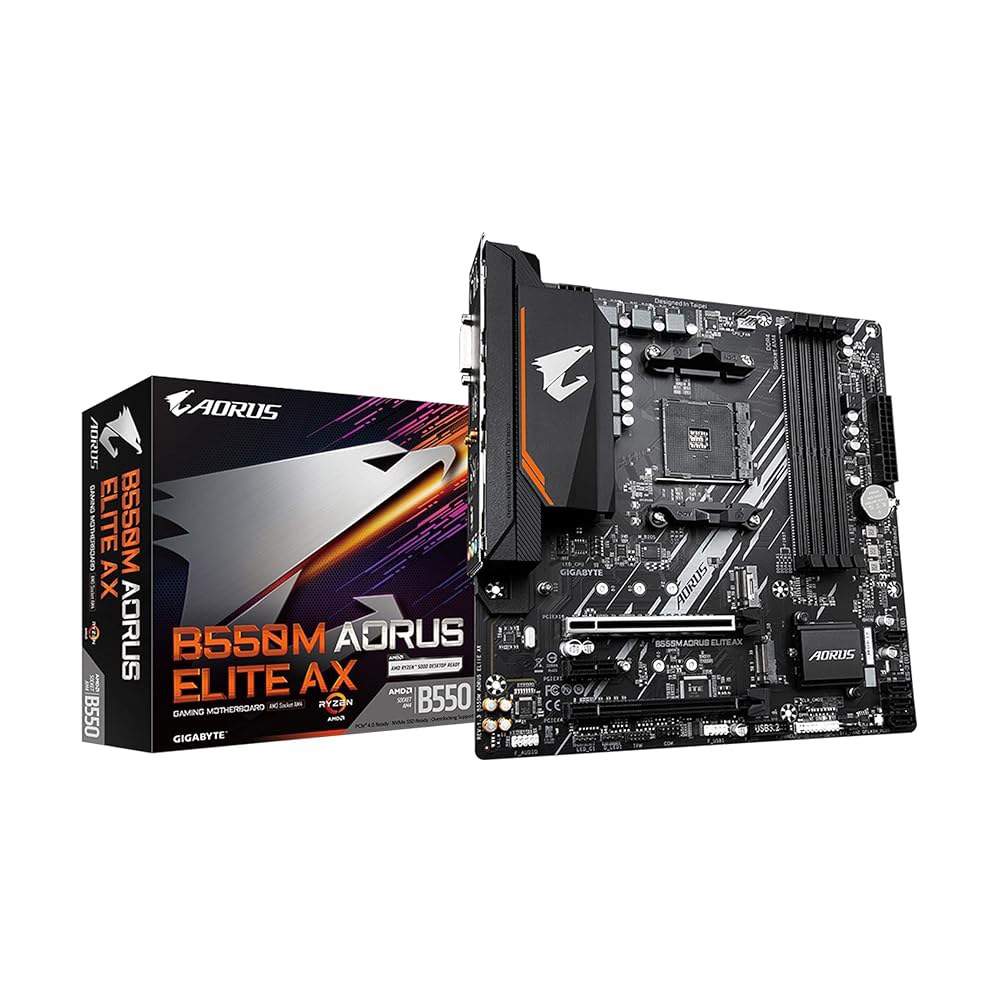 기가바이트 B550 AORUS 엘리트 AX V2 마더보드, AMD AM4 Ryzen 5000 프로세서, ATX, DDR4, 듀얼 M.2, SATA 6Gb/s, 2.4/5GHz 밴드 229,000원