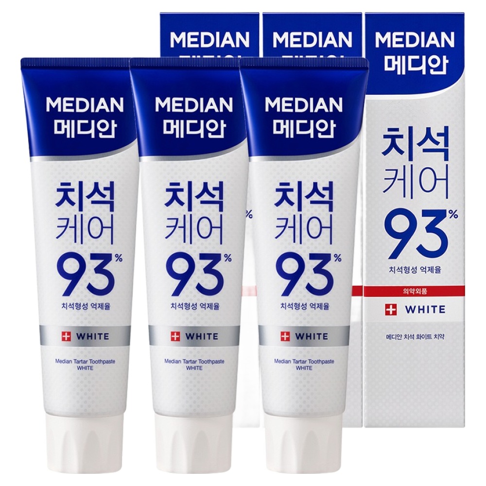 메디안 치석케어 93프로 치약 화이트 5,950원