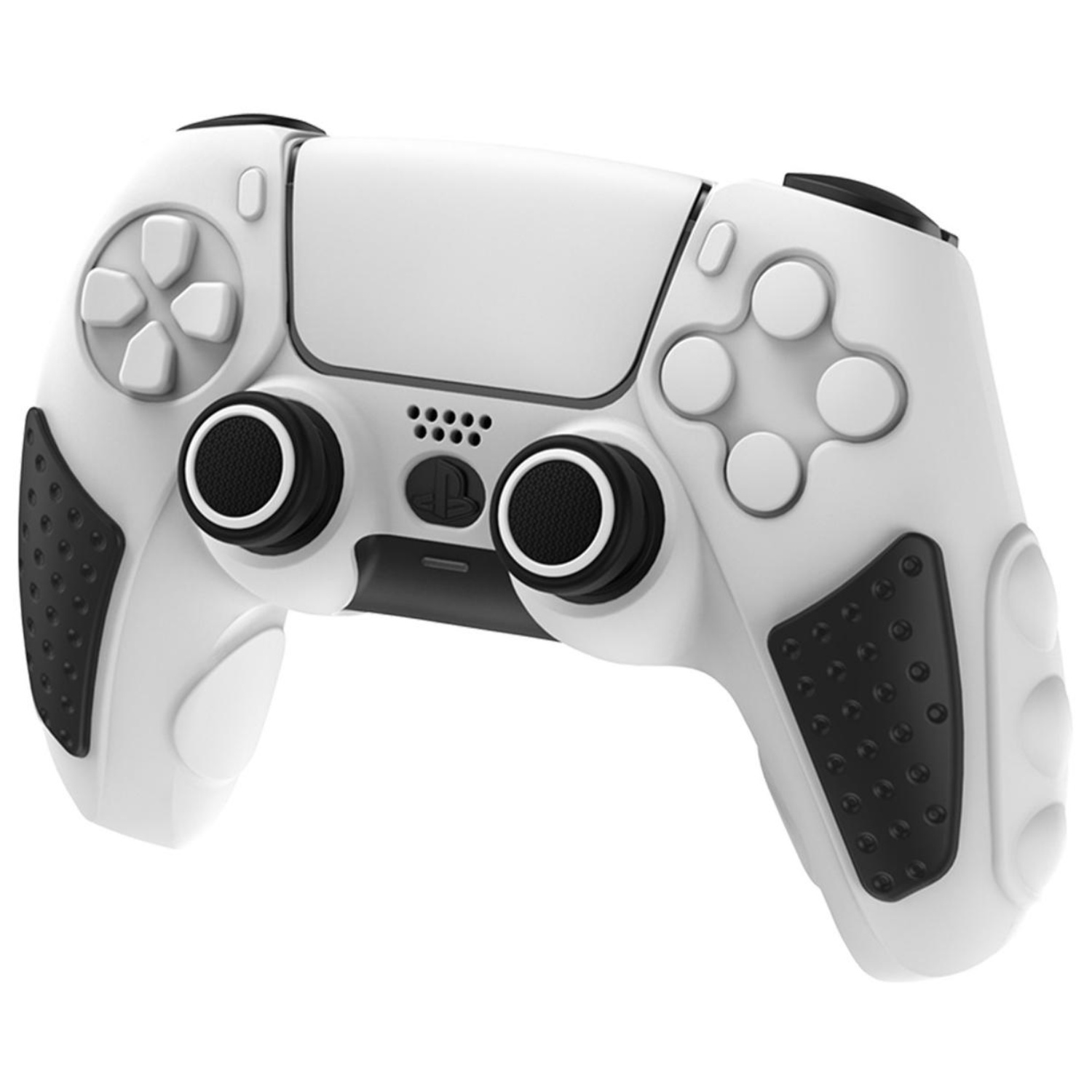 이이네 PS5 듀얼센스 컨트롤러 다색 실리콘 커버 충전대 적합 미끄럼 방지 보호 케이스, 화이트 13,400원