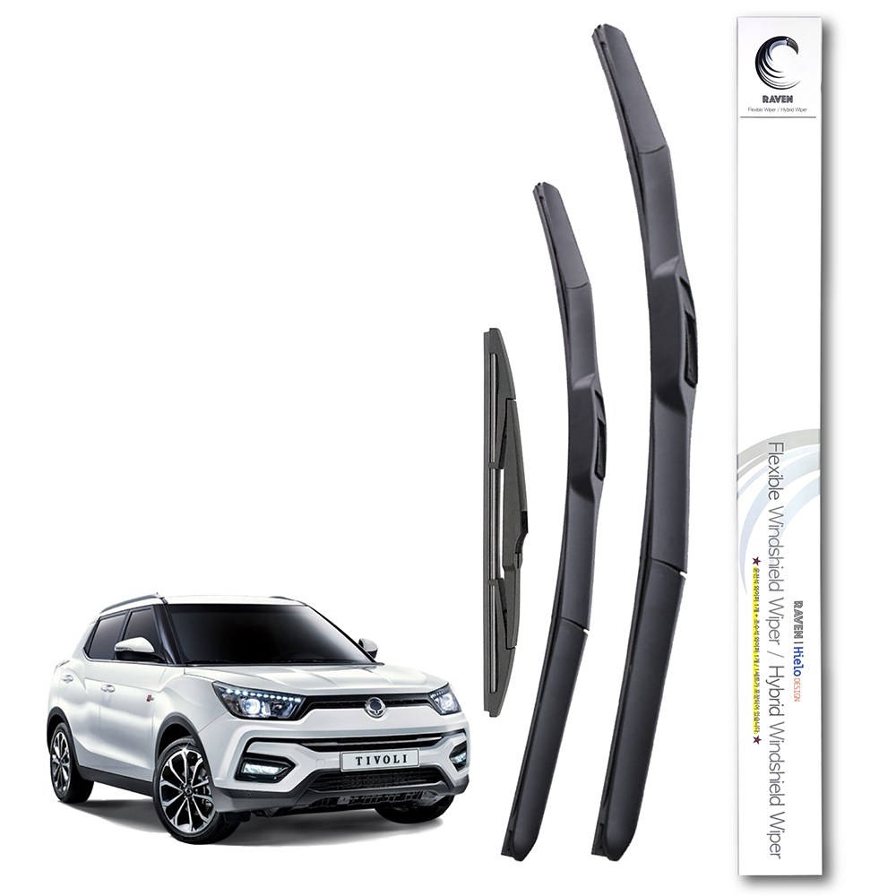 레이븐 레이 더뉴 레이 레이EV 와이퍼 운전석+조수석 세트 550+400 하이브리드 타입 22,000원