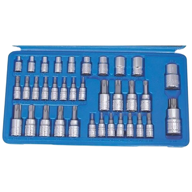 세신 35PCS 1/2 3/8 1/4 육각비트소켓 별소켓 복스알 복스SB-TBS35H, 1개 52,500원