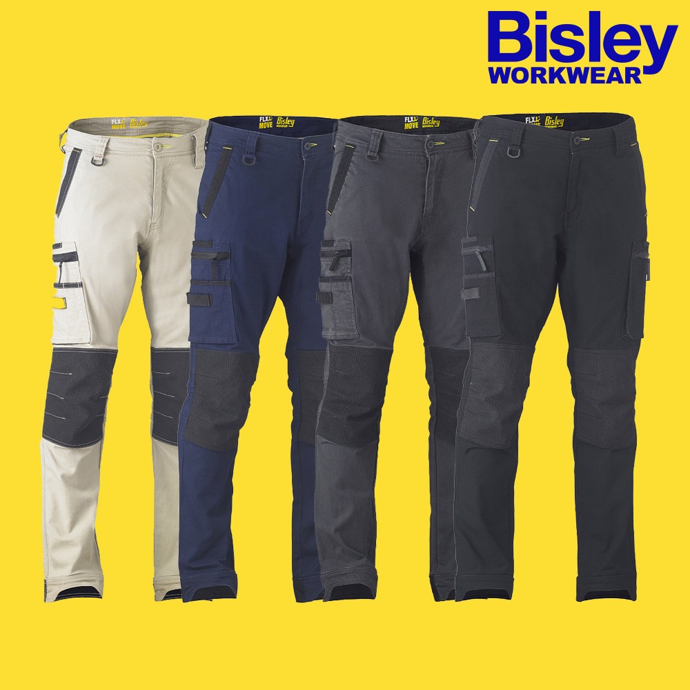 Bisley비즐리 워크웨어 플랙스무브 스트레치 유틸리티 짚 카고 팬츠 BPC6330 142,700원