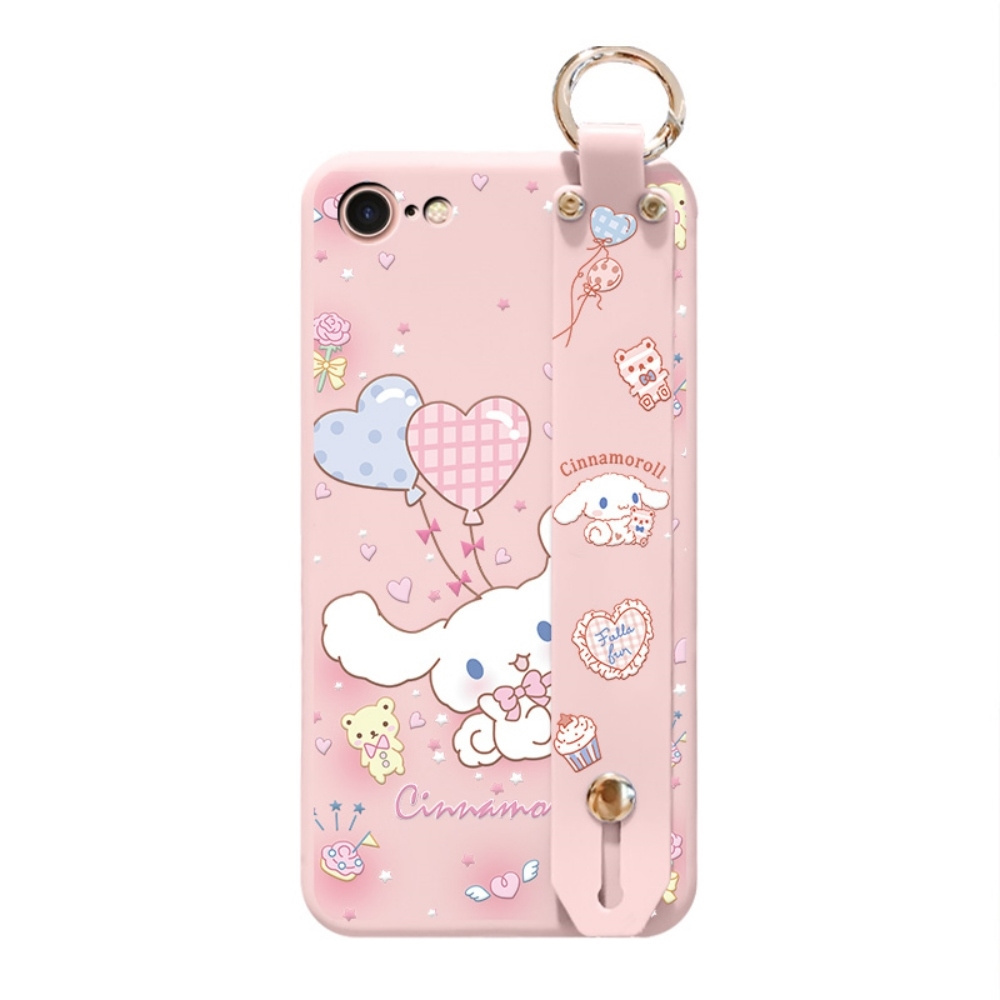 아이폰 12미니 mini 케이스 분홍색 시나모롤 피규어 목걸이 손목 어깨끈 15,500원