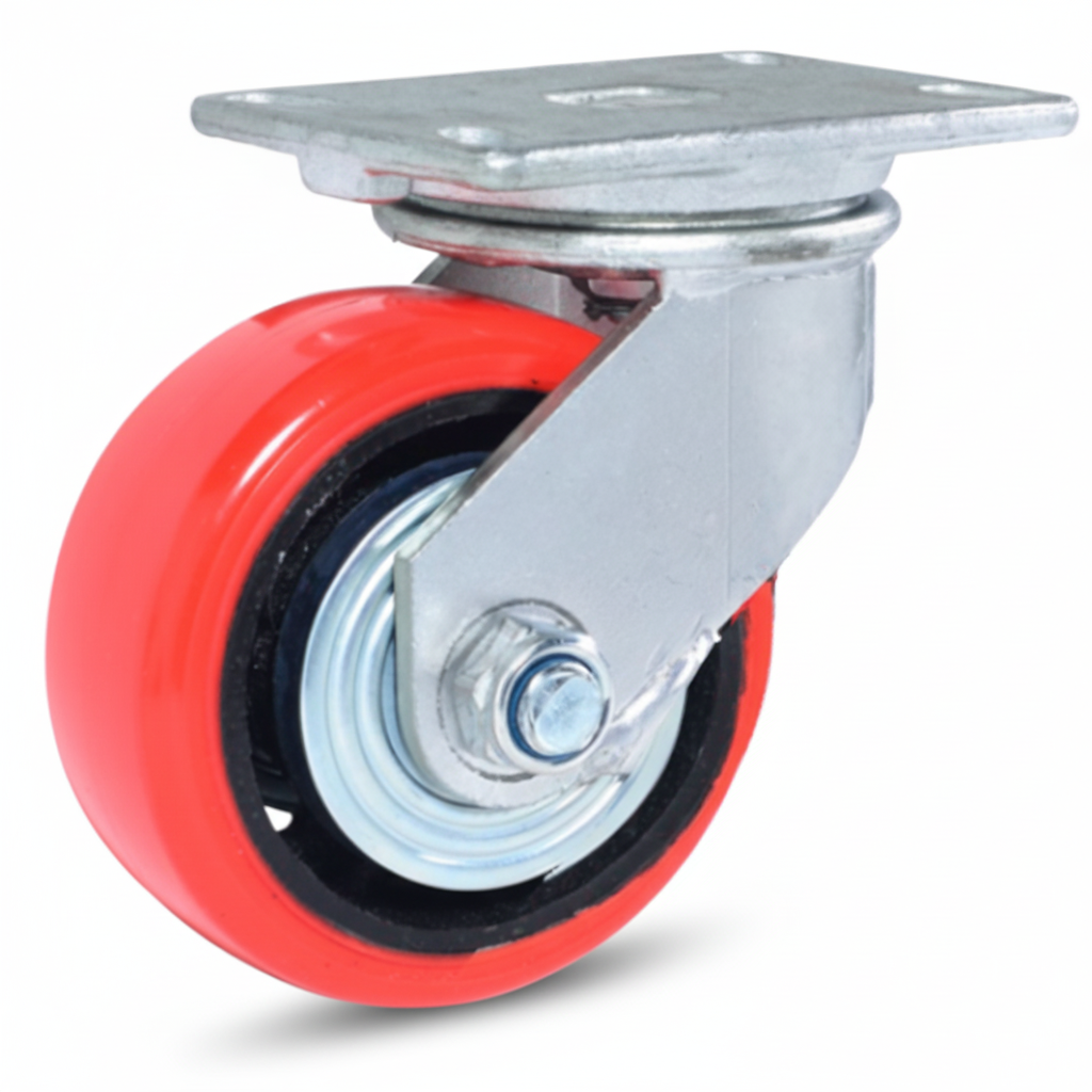 15cm(6인치) 720kg 우레탄 바퀴 회전형 산업용 캐스터 공장 단조 고중량 폭64mm 51,000원