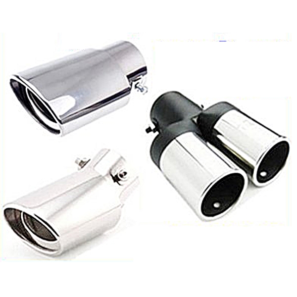 강력추천 녹슬지 않는 100% 스텐레이스 머플러 마후라 배기구 모음, 4.듀얼커브형(2구), 1개 20,640원