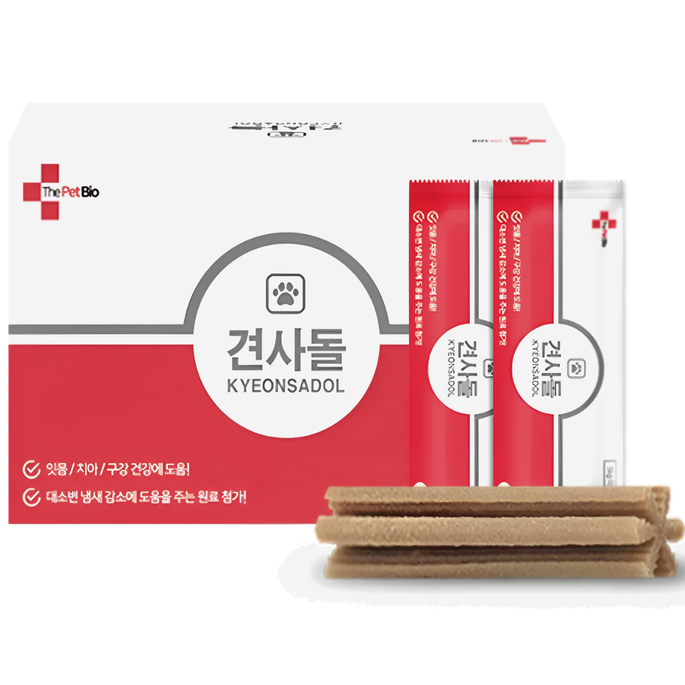 [견사돌] 프리이엄 복합 강아지 간식 영양제 덴탈 껌 치석제거 소형견용 37,200원