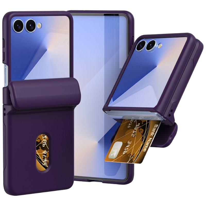 YINUO 갤럭시 z플립7 자동 힌지 보호 카드 수납 휴대폰 케이스 22,600원