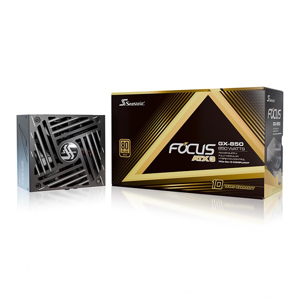 [시소닉] NEW FOCUS V4 GOLD 풀모듈러 ATX3.1 GX-850 [850W/블랙], 블랙 198,000원