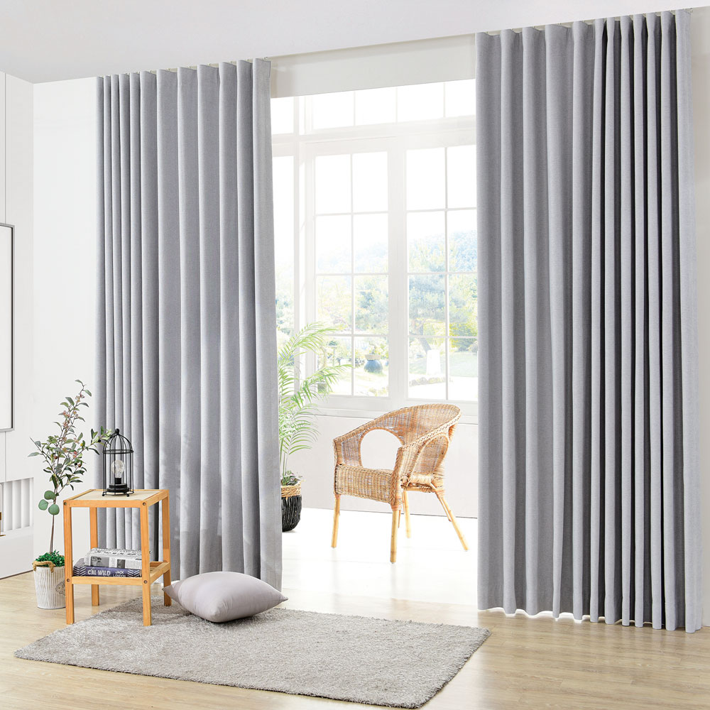 스마일데코 두꺼운 100프로 암막 형상기억커튼 2장세트 핀형 아일렛 자석끈증정 139,000원