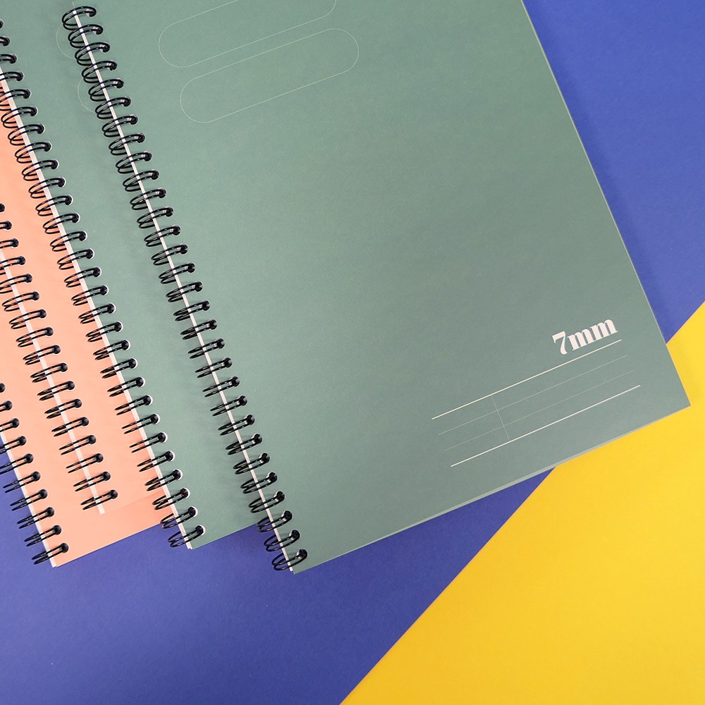 건망증GMZ 스프링 라인노트 7mm 4권세트 (카키2권 +오렌지2권) 14,400원