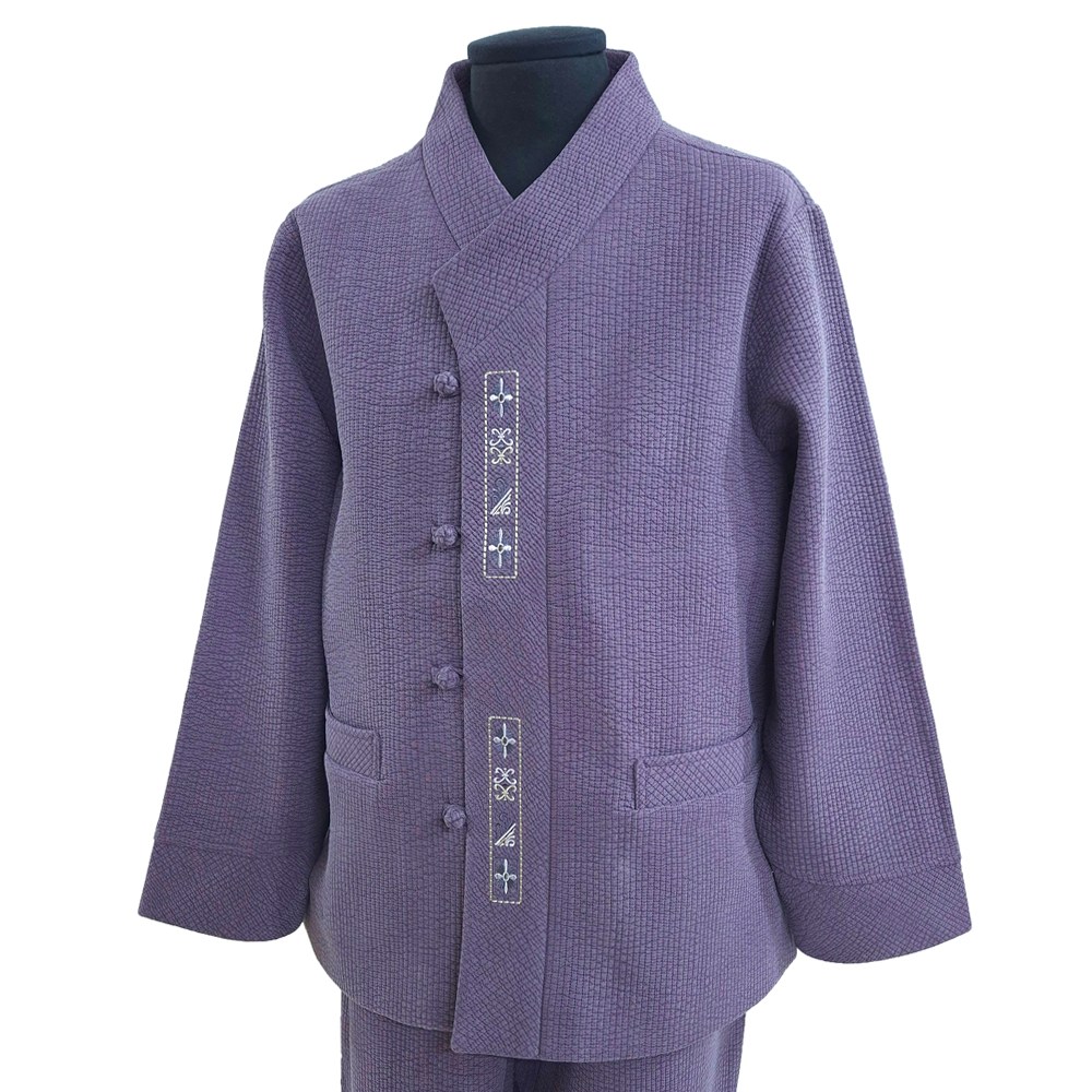 사계절생활한복 간절기 초겨울 자수 잔골 이중지 남자개량한복 저고리 바지 2피스 165,000원