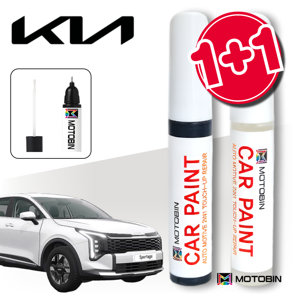 기아 스포티지 NQ5 올뉴스포티지 스포티지R 페인트 붓펜, 3D 브라이트실버 +투명, 1세트 13,900원