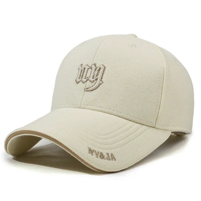 프레쉬윈드 NY&JA 자수 두터운 골프 야구모자 프리미엄 런닝 볼캡, 라이트베이지, 1개 27,930원