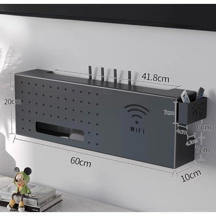 핫몰 공유기 보관함 셋톱박스 정리함 tv선정리 콘세트가리개 34,000원