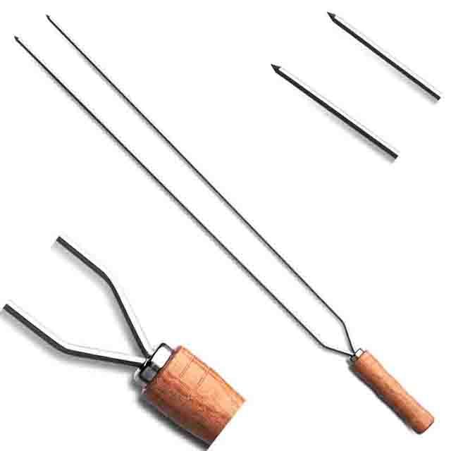 트라몬티나 바베큐용품 - 바베큐용 꼬치 모음( 올스텐레스형,이지형,싱글형,이열형꼬치), 1개 22,000원