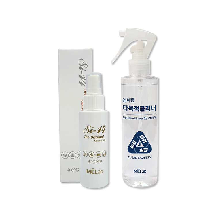엠씨랩 셀프나노코팅 홈케어 Si-14코팅제 60ml + 다목적클리너 200ml 세트, 1개, 현재가 23,800원