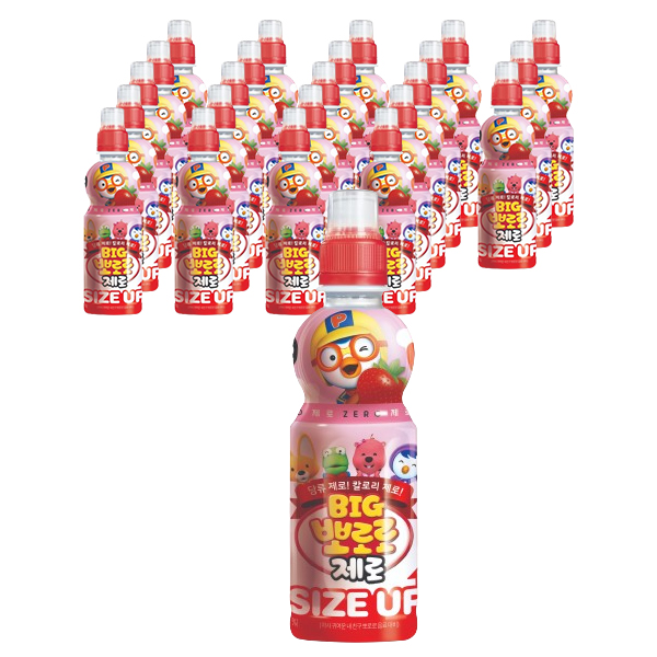 빅뽀로로 제로 딸기맛, 360ml, 24개 20,840원