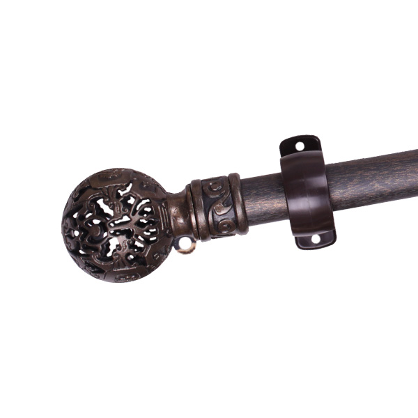 한국레일갤럭시 25mm 지구 커튼봉 커텐봉, 흑동 17,900원