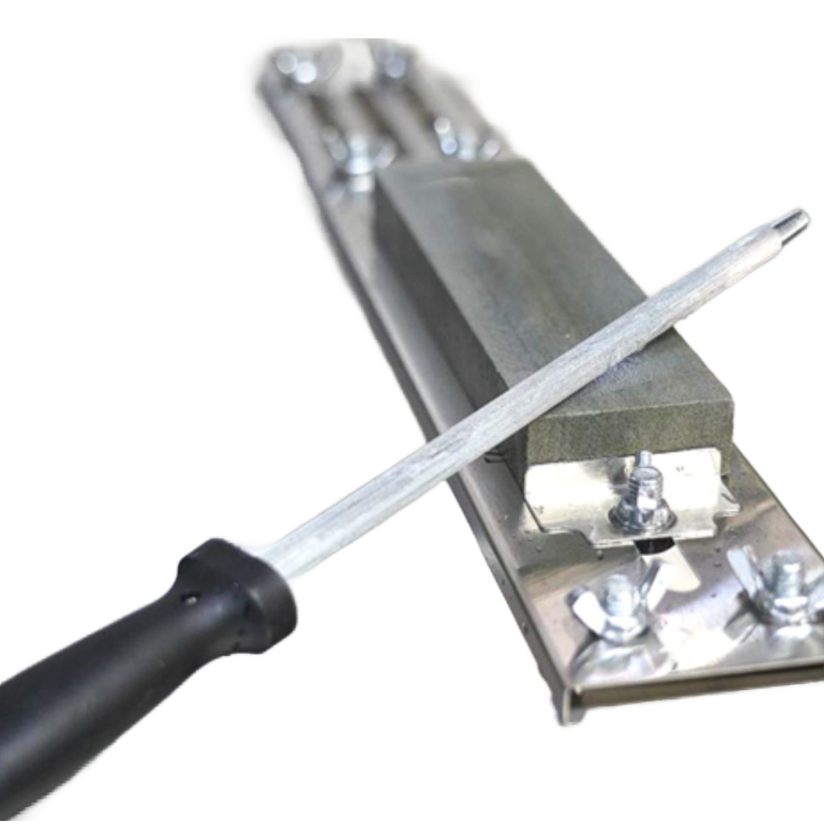 슈마이 스텐 숫돌 칼갈이 받침대 씽크대 거치대 연마봉 야스리, 1개 23,200원