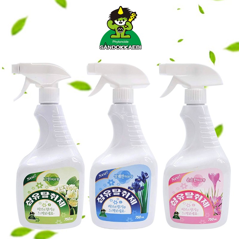 750ml 산도깨비 섬유탈취제 허브향 (섬유향수 드레스퍼퓸 3,520원