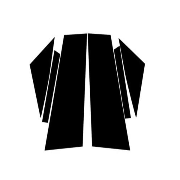 [모터스파이] 벤츠 호환 CLS C257 A B C 필러 기스 오염방지 카본 컬러 튜닝 보호용 데칼 스티커, 그레이카본 23,000원